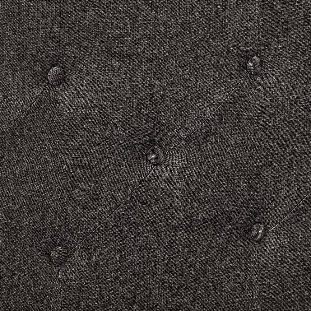 CorLiving - Nova Ridge Tufted Upholstered Bed, Twin - Dark Gray_8