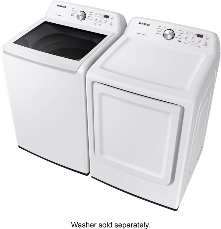 Samsung - 7.2 Cu. Ft. Electric Dryer with 8 Cycles and Sensor Dry - White_8
