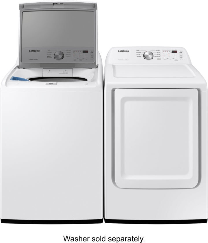 Samsung - 7.2 Cu. Ft. Electric Dryer with 8 Cycles and Sensor Dry - White_7