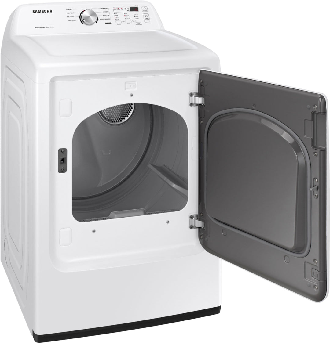 Samsung - 7.2 Cu. Ft. Electric Dryer with 8 Cycles and Sensor Dry - White_4