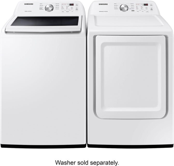 Samsung - 7.2 Cu. Ft. Electric Dryer with 8 Cycles and Sensor Dry - White_5