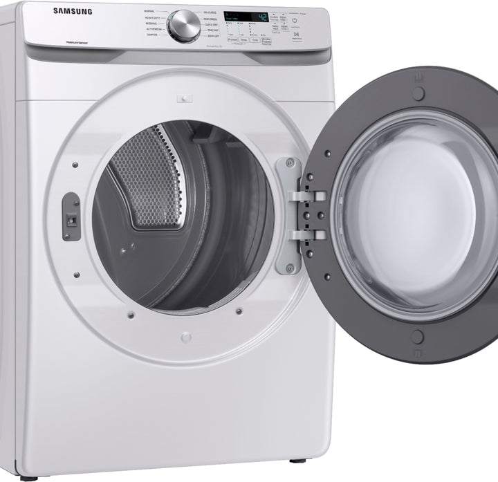 Samsung - 7.5 Cu. Ft. Stackable Electric Dryer with Sensor Dry - White_5