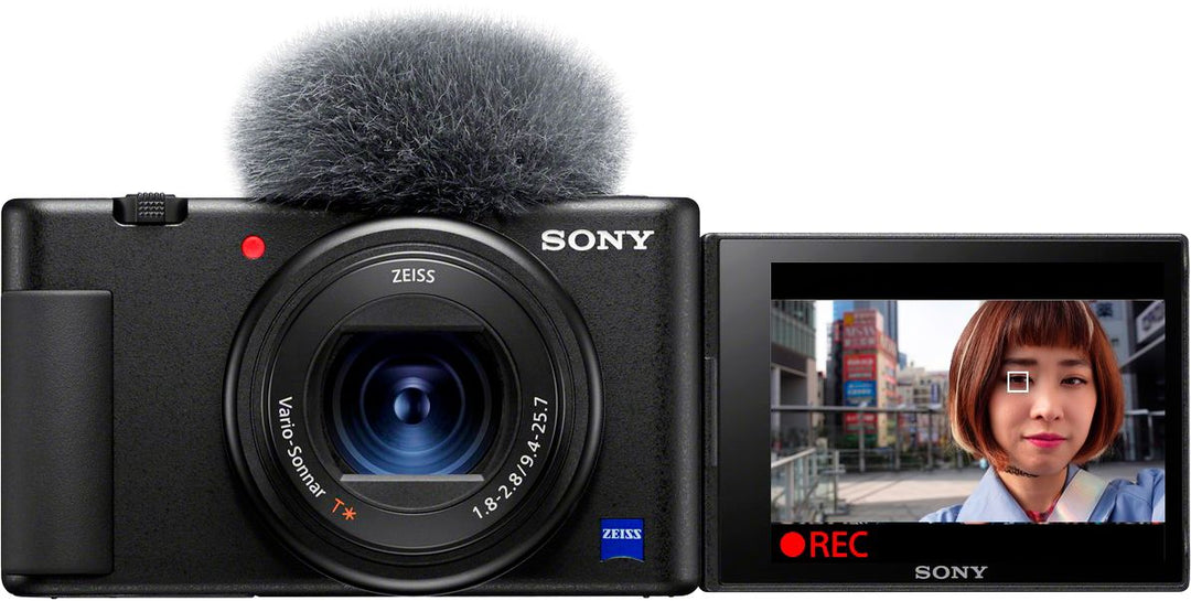 Sony - ZV-1 20.1-Megapixel Digital Camera for Content Creators and Vloggers - Black_0