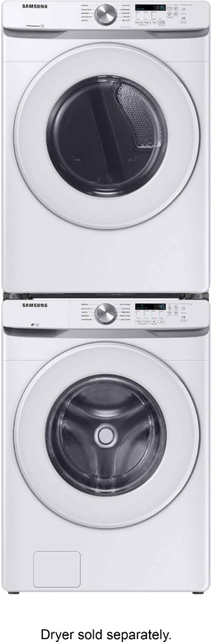 Samsung - 4.5 Cu. Ft. High Efficiency Stackable Front Load Washer with Vibration Reduction Technology+ - White_5