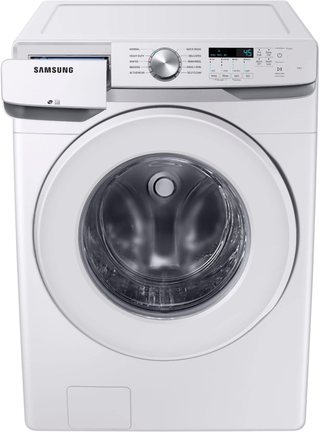 Samsung - 4.5 Cu. Ft. High Efficiency Stackable Front Load Washer with Vibration Reduction Technology+ - White_3