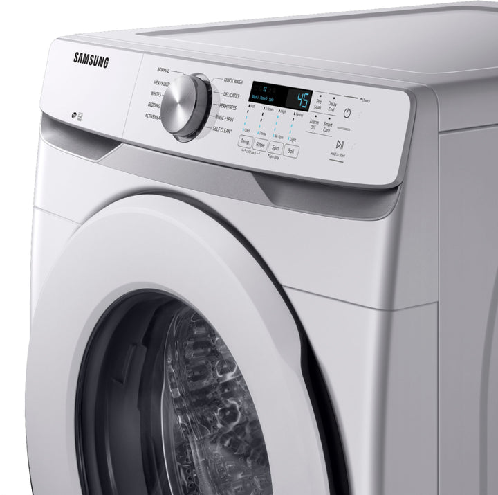 Samsung - 4.5 Cu. Ft. High Efficiency Stackable Front Load Washer with Vibration Reduction Technology+ - White_4
