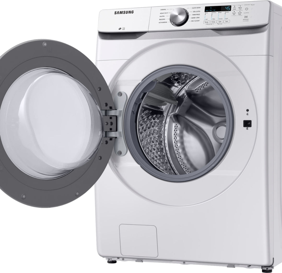 Samsung - 4.5 Cu. Ft. High Efficiency Stackable Front Load Washer with Vibration Reduction Technology+ - White_2