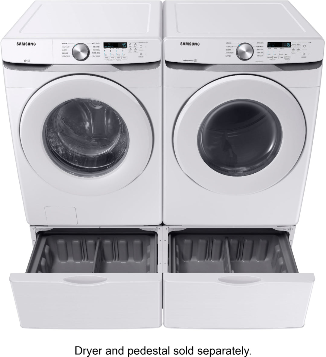 Samsung - 4.5 Cu. Ft. High Efficiency Stackable Front Load Washer with Vibration Reduction Technology+ - White_13