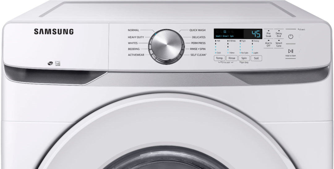 Samsung - 4.5 Cu. Ft. High Efficiency Stackable Front Load Washer with Vibration Reduction Technology+ - White_11