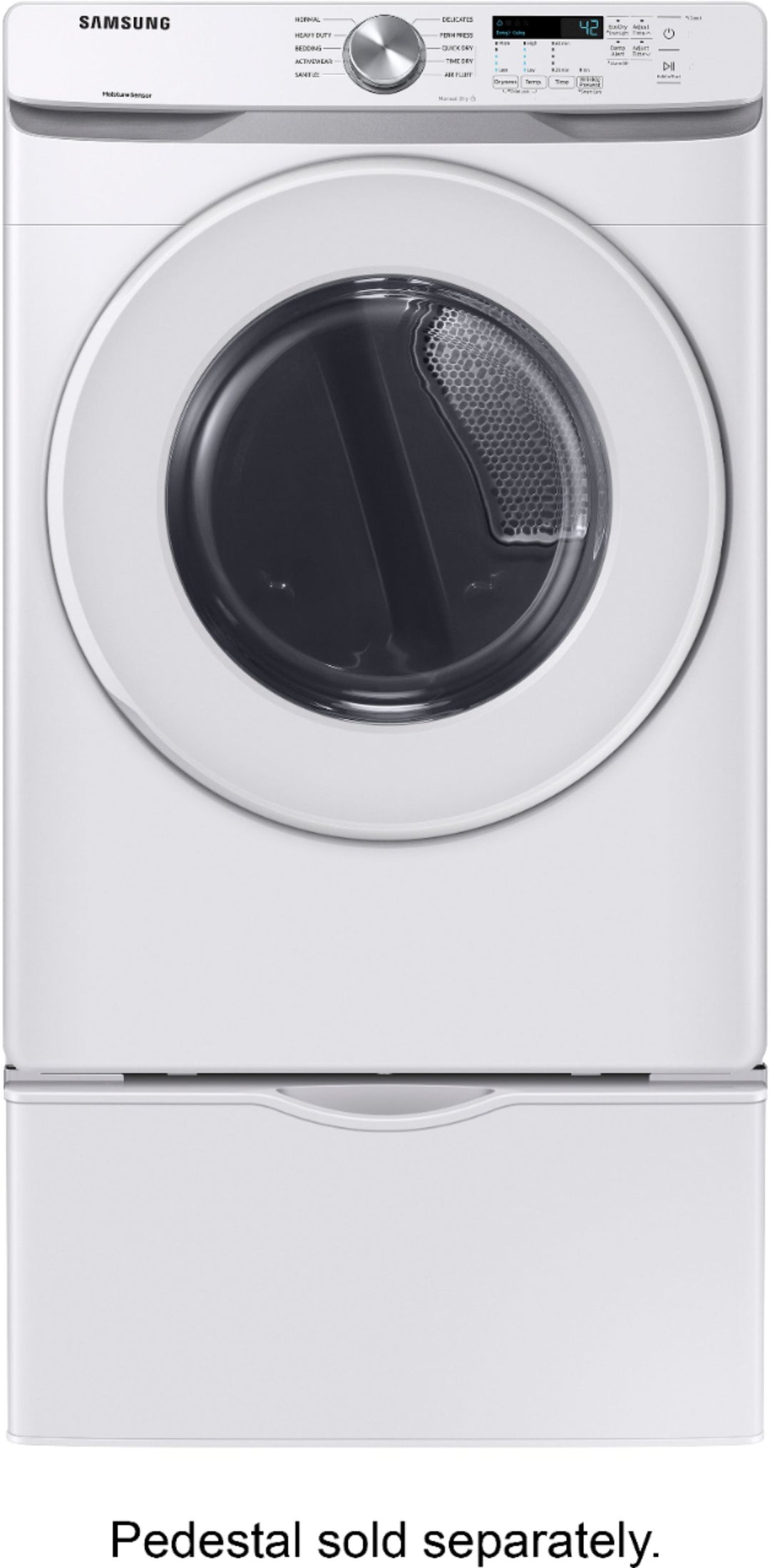 Samsung - 7.5 Cu. Ft. Stackable Gas Dryer with Sensor Dry - White_6