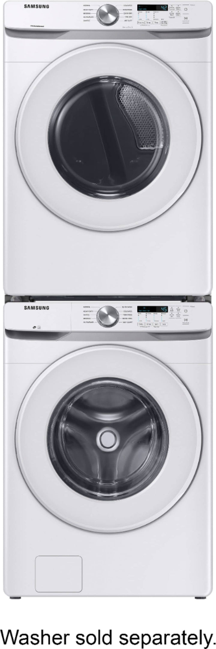 Samsung - 7.5 Cu. Ft. Stackable Gas Dryer with Sensor Dry - White_5