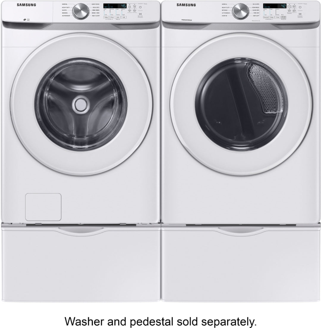 Samsung - 7.5 Cu. Ft. Stackable Gas Dryer with Sensor Dry - White_4