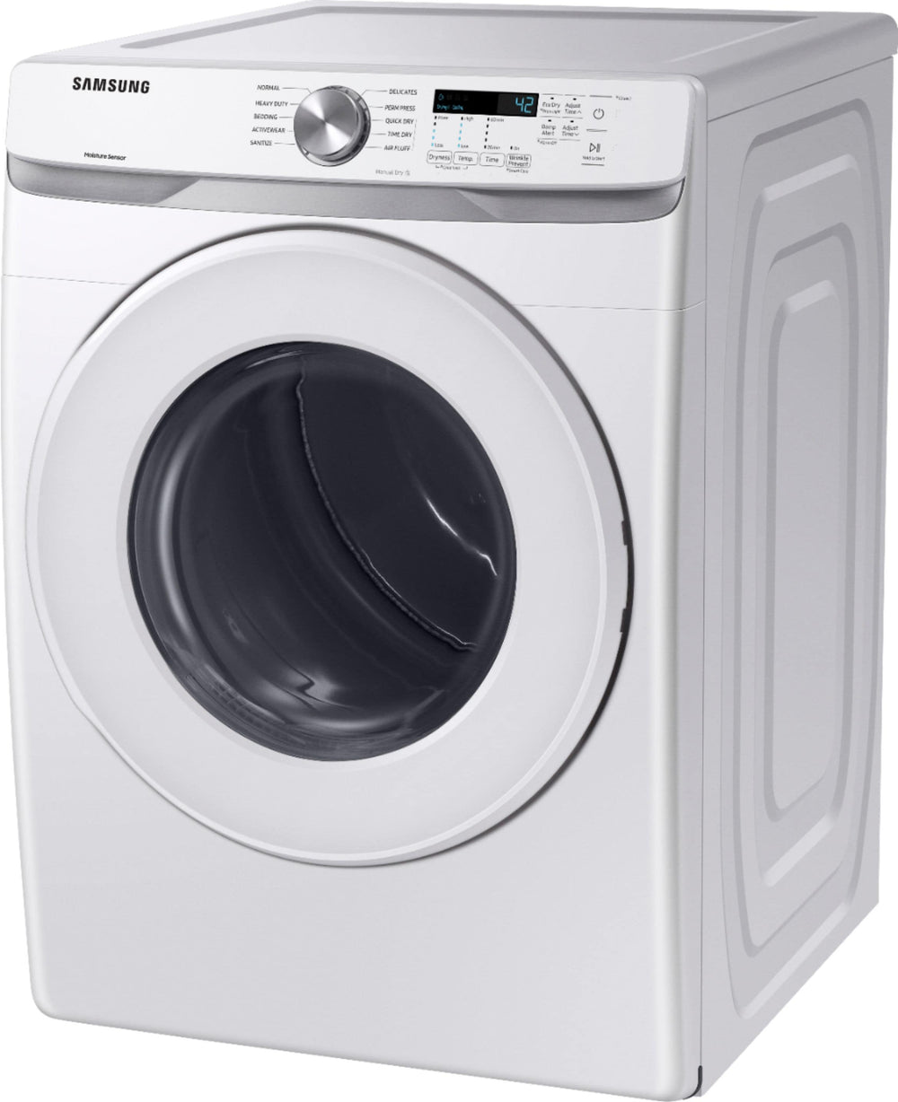 Samsung - 7.5 Cu. Ft. Stackable Gas Dryer with Sensor Dry - White_1