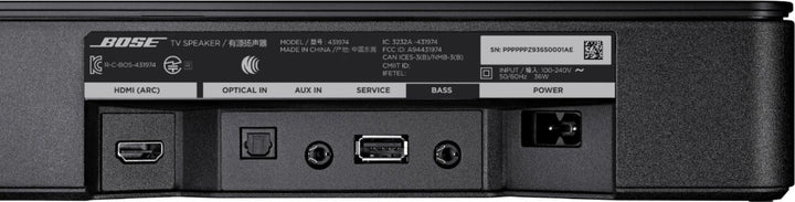 Bose - TV Speaker Bluetooth Soundbar - Black_6