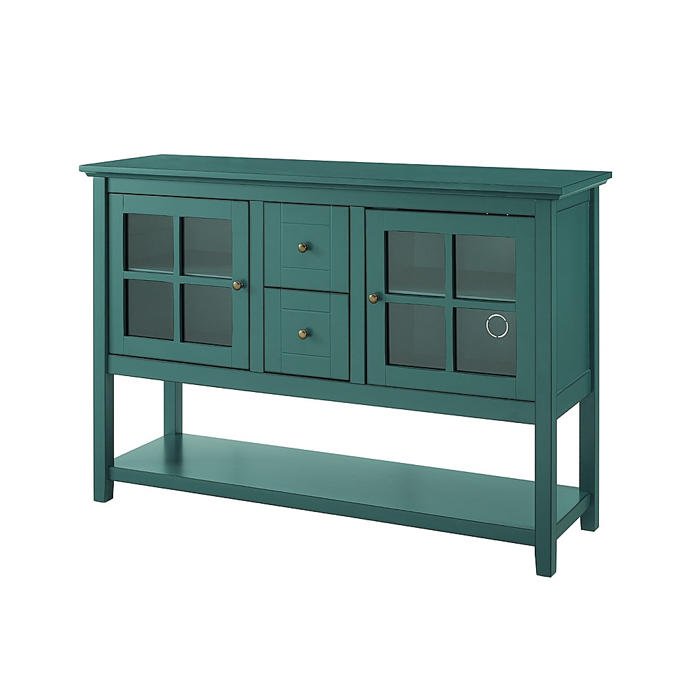 Walker Edison - Transitional TV Stand / Buffet for Most Flat-Panel TV's up to 55" - Dark Teal_1