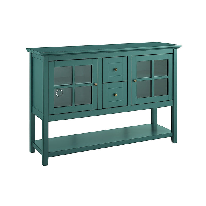 Walker Edison - Transitional TV Stand / Buffet for Most Flat-Panel TV's up to 55" - Dark Teal_2