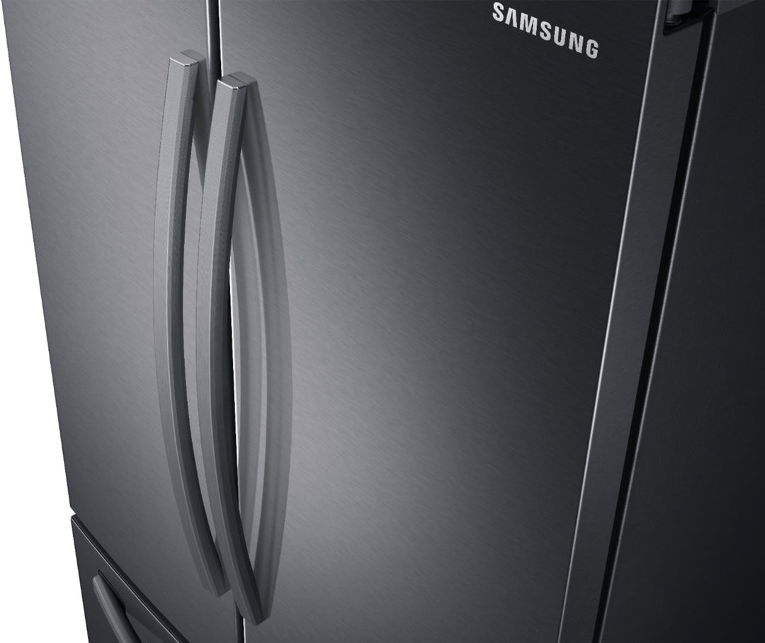 Samsung - 28 cu. ft. Large Capacity 3-Door French Door Refrigerator - Black stainless steel_5