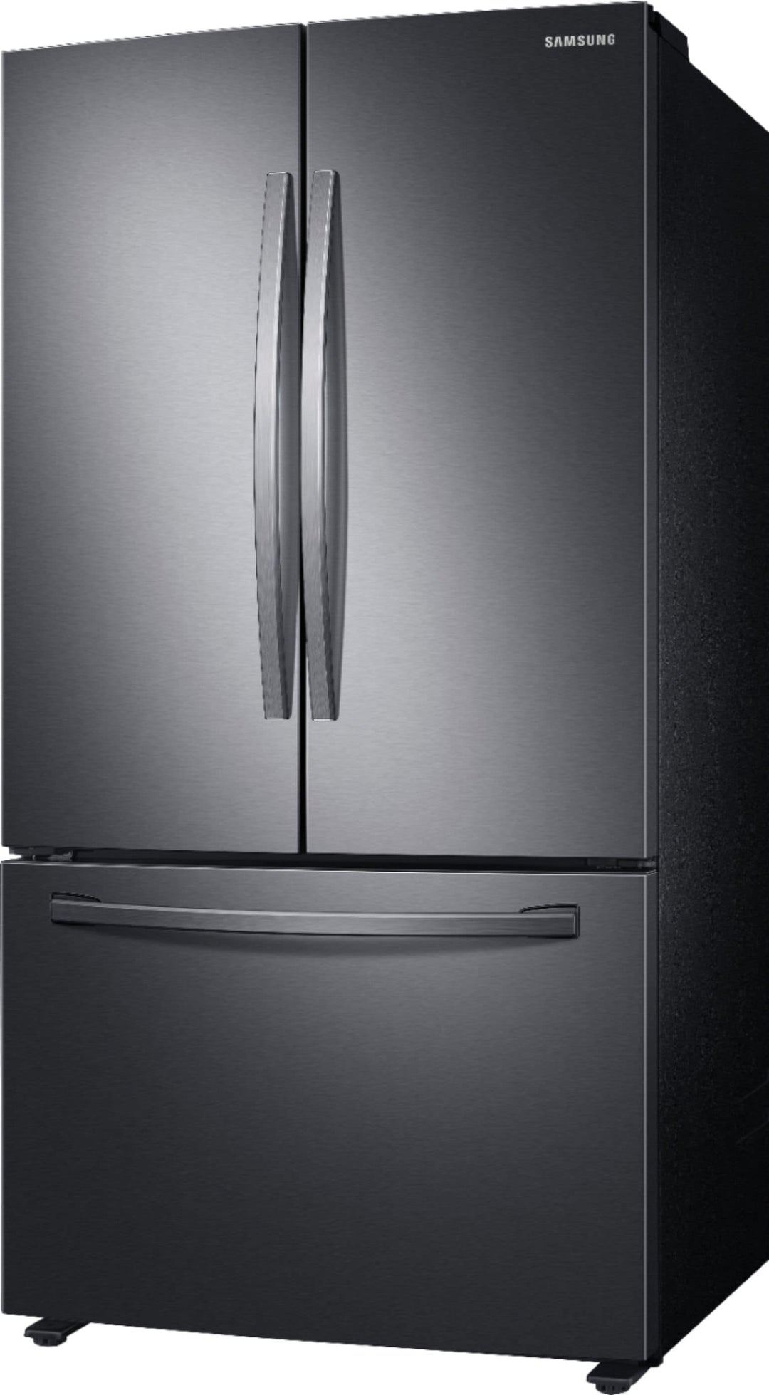 Samsung - 28 cu. ft. Large Capacity 3-Door French Door Refrigerator - Black stainless steel_4