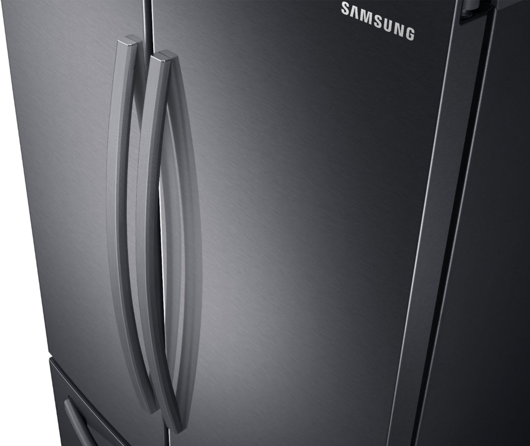 Samsung - 28 cu. ft. Large Capacity 3-Door French Door Refrigerator with AutoFill Water Pitcher - Black stainless steel_5