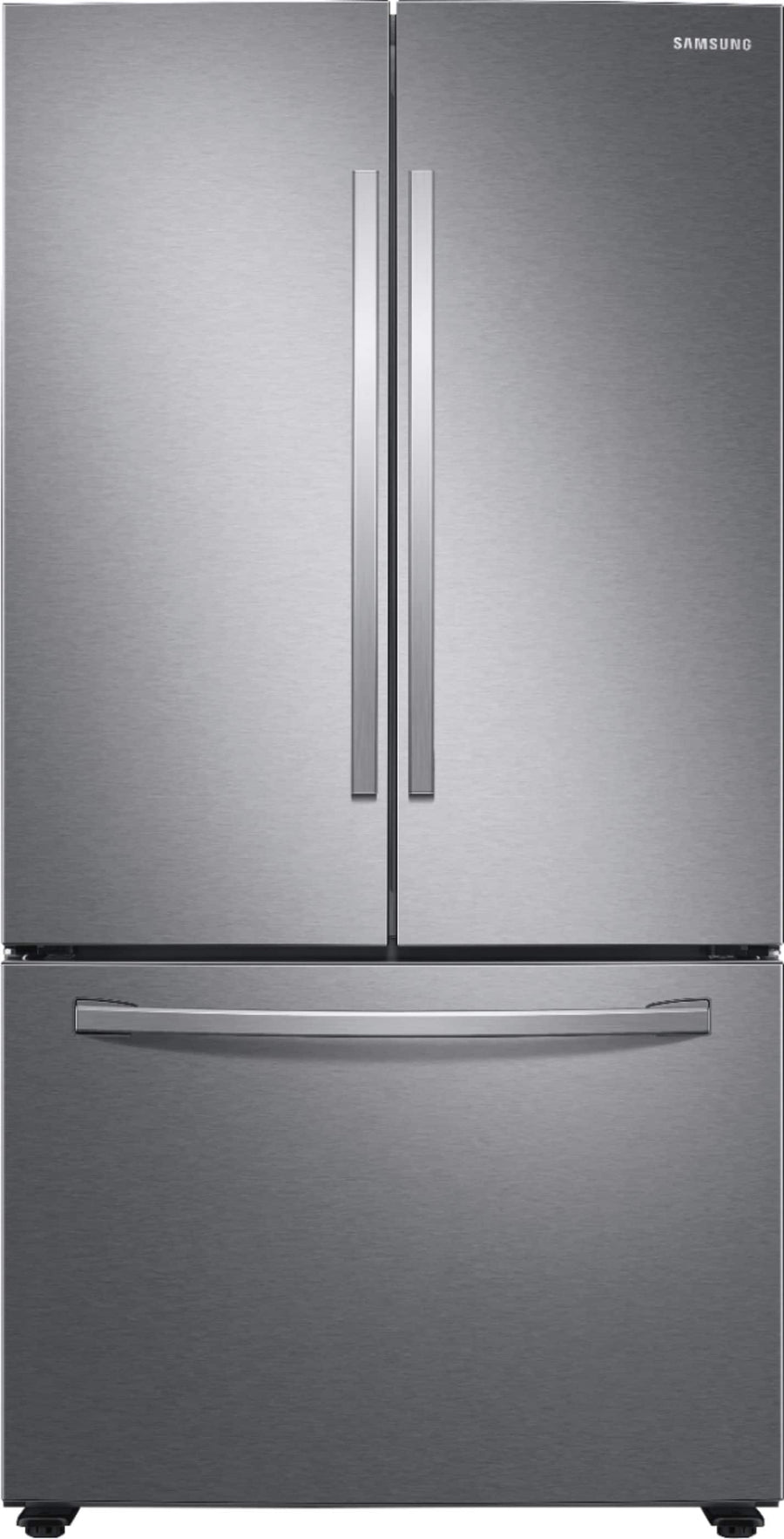 Samsung - 28 cu. ft. Large Capacity 3-Door French Door Refrigerator - Stainless steel_0
