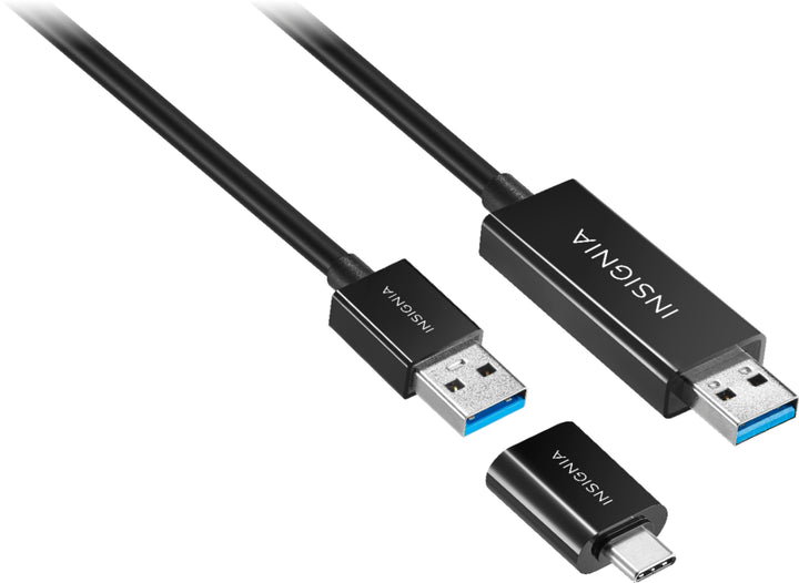 Insignia™ - 6' USB 3.0 File Transfer Cable - Black_3