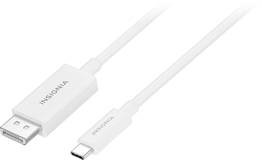 Insignia™ - 6' USB-C to DisplayPort Cable - White_0