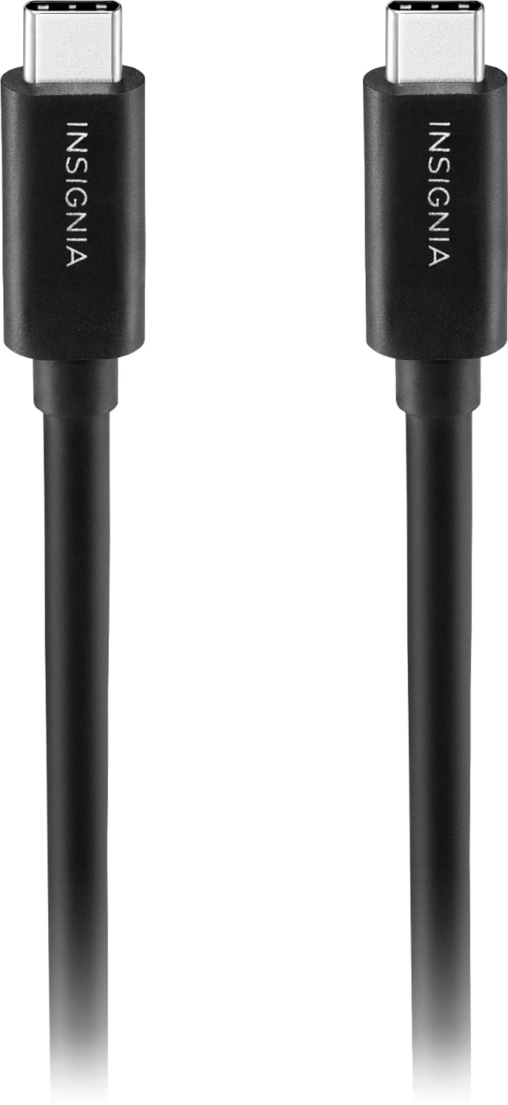 Insignia™ - 3.3’ USB-C to USB-C 3.2 Gen 2 Superspeed+ 10Gbps Cable - Black_1