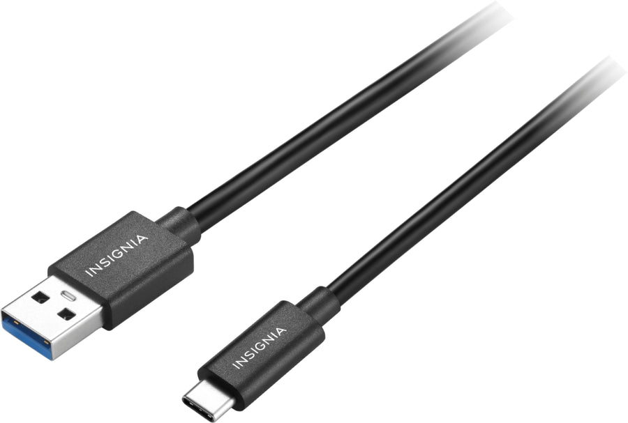 Insignia™ - 3.3’ USB to USB-C 3.2 Gen 2 Superspeed+ 10Gbps Cable - Black_0