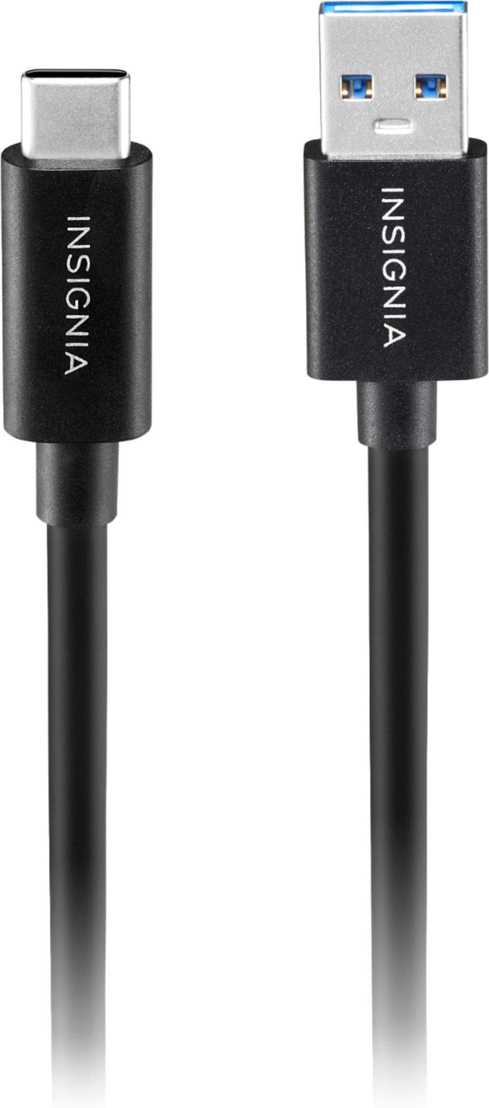 Insignia™ - 3.3’ USB to USB-C 3.2 Gen 2 Superspeed+ 10Gbps Cable - Black_1