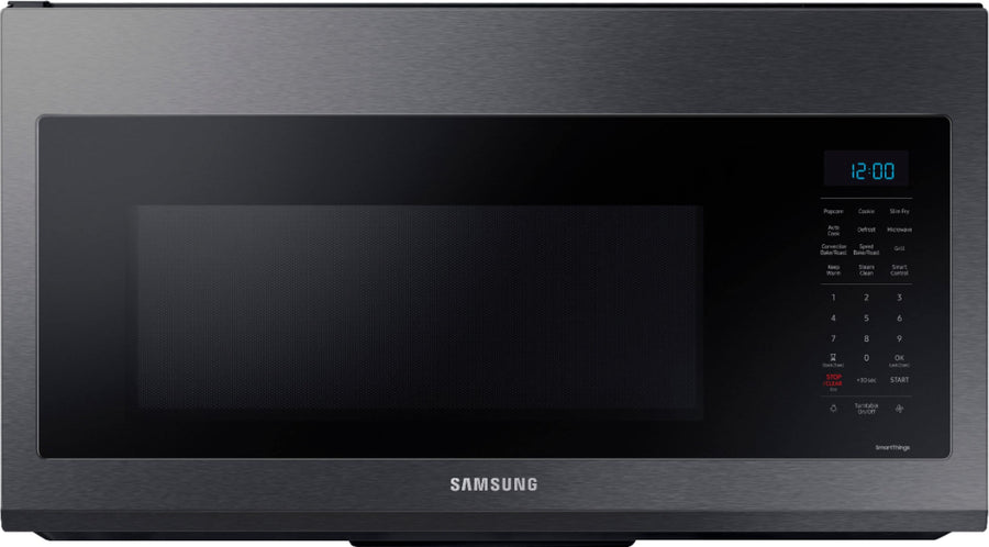 Samsung - 1.7 cu. ft. Over-the-Range Convection Microwave with WiFi - Black stainless steel_0