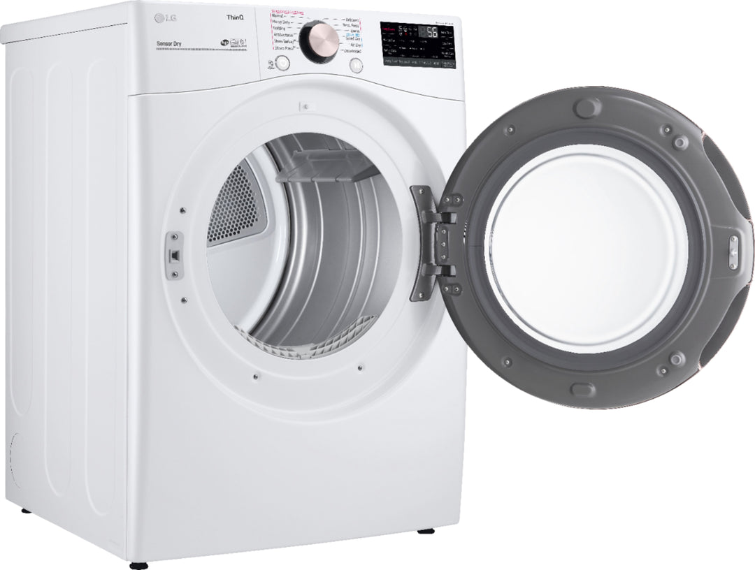 LG - 7.4 Cu. Ft. Stackable Smart Gas Dryer with Steam and Built-In Intelligence - White_11