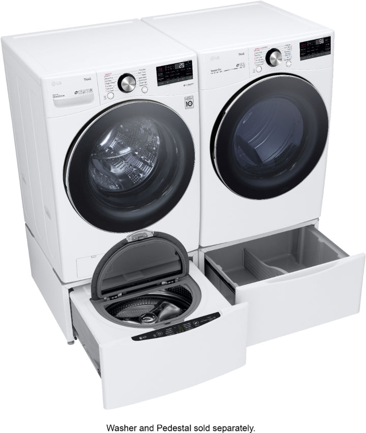 LG - 7.4 Cu. Ft. Stackable Smart Electric Dryer with Steam and Built In Intelligence - White_19