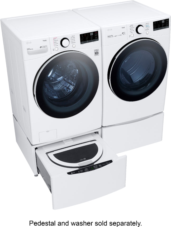 LG - 7.4 Cu. Ft. Stackable Smart Electric Dryer with Built In Intelligence - White_16