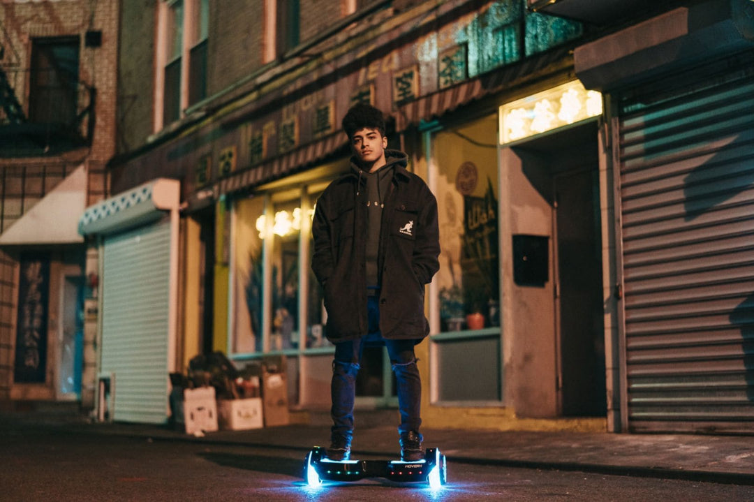 Hover-1 - Astro LED Light Up Electric Self-Balancing Scooter w/6 mi Max Operating Range & 7 mph Max Speed - Black_25