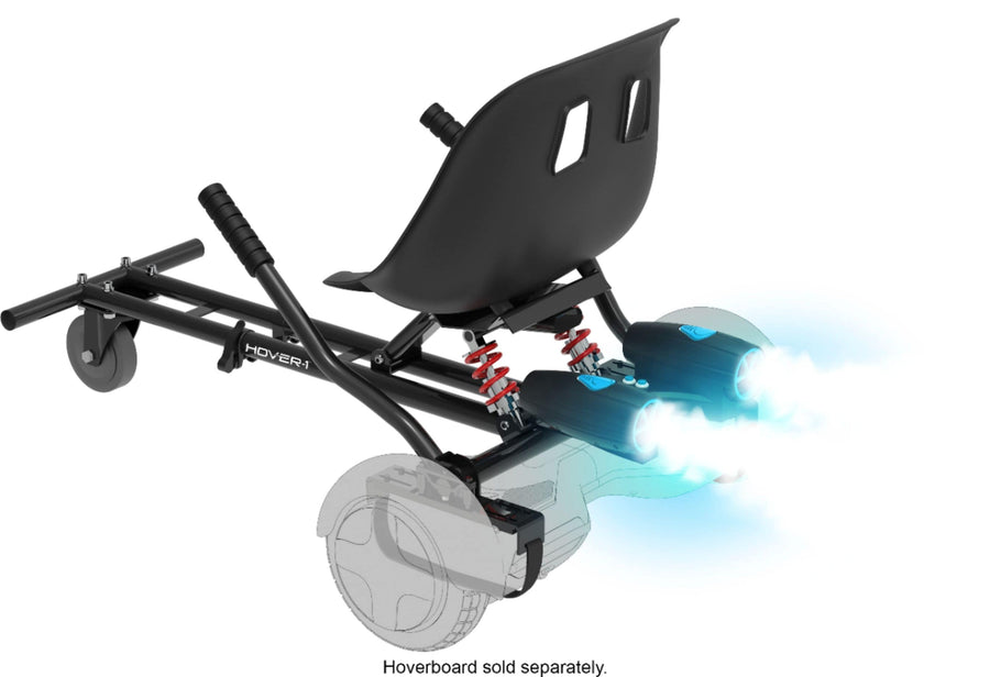 Hover-1 - Raptor Hoverboard Buggy Attachment with LED Fog Blasters and Sound Effects - Black_0