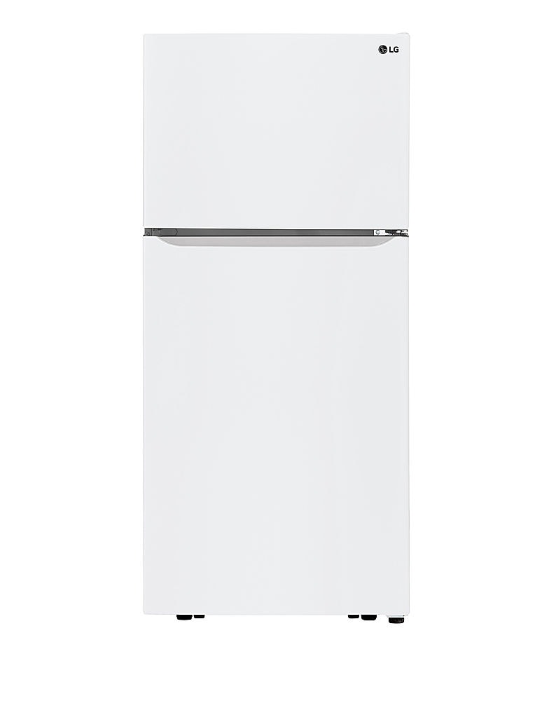 LG - 20.2 Cu. Ft. Top-Freezer Refrigerator - White_0