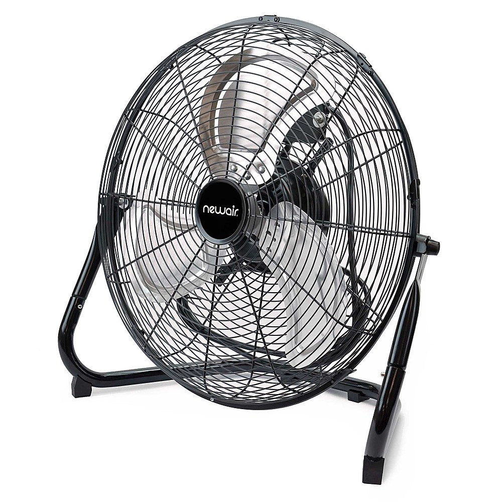NewAir - 3000 CFM 18” High Velocity Portable Floor Fan with 3 Fan Speeds and Long-Lasting Ball Bearing Motor - Black_8