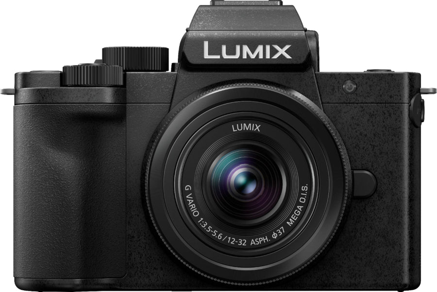 Panasonic - LUMIX G100 Mirrorless Camera for Photo, 4K Video and Vlogging, 12-32mm Lens - DC-G100KK - Black_0