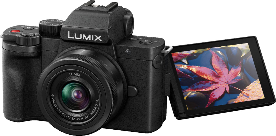 Panasonic - LUMIX G100 Mirrorless Camera for Photo, 4K Video and Vlogging, 12-32mm Lens - DC-G100KK - Black_10