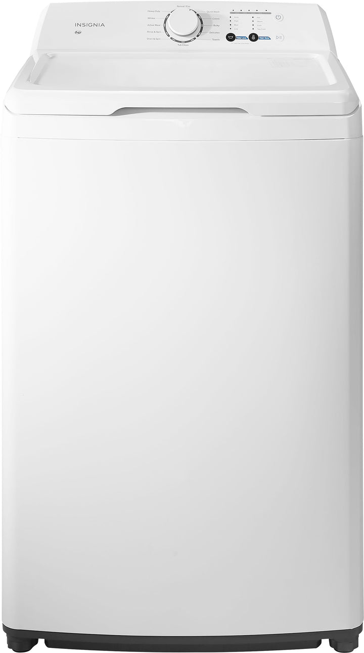 Insignia™ - 3.7 Cu. Ft. High Efficiency 12-Cycle Top-Loading Washer - White_0
