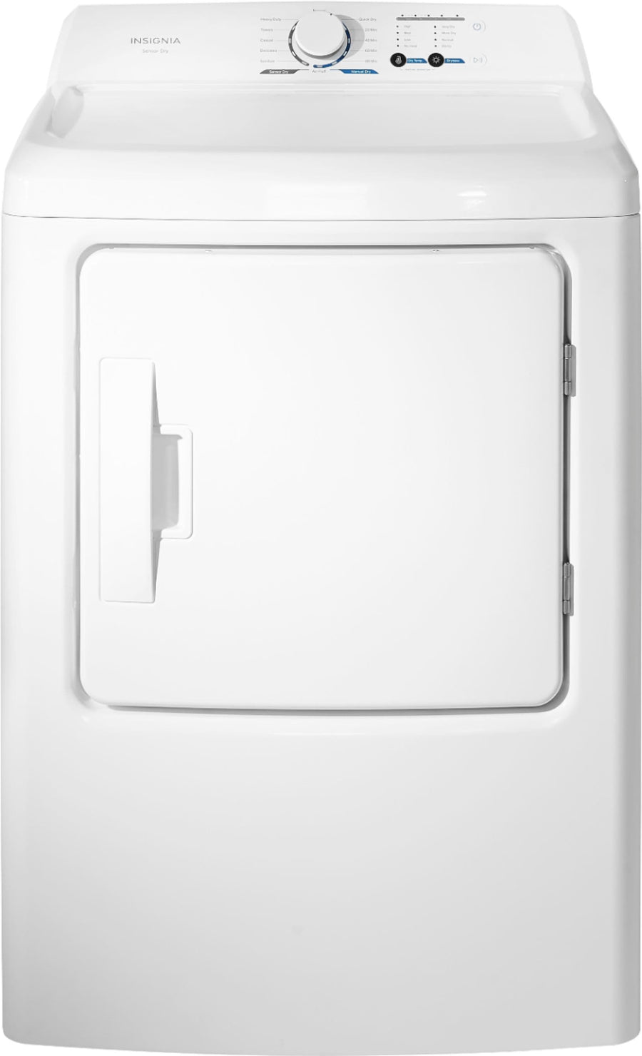 Insignia™ - 6.7 Cu. Ft. 12-Cycle Gas Dryer - White_0