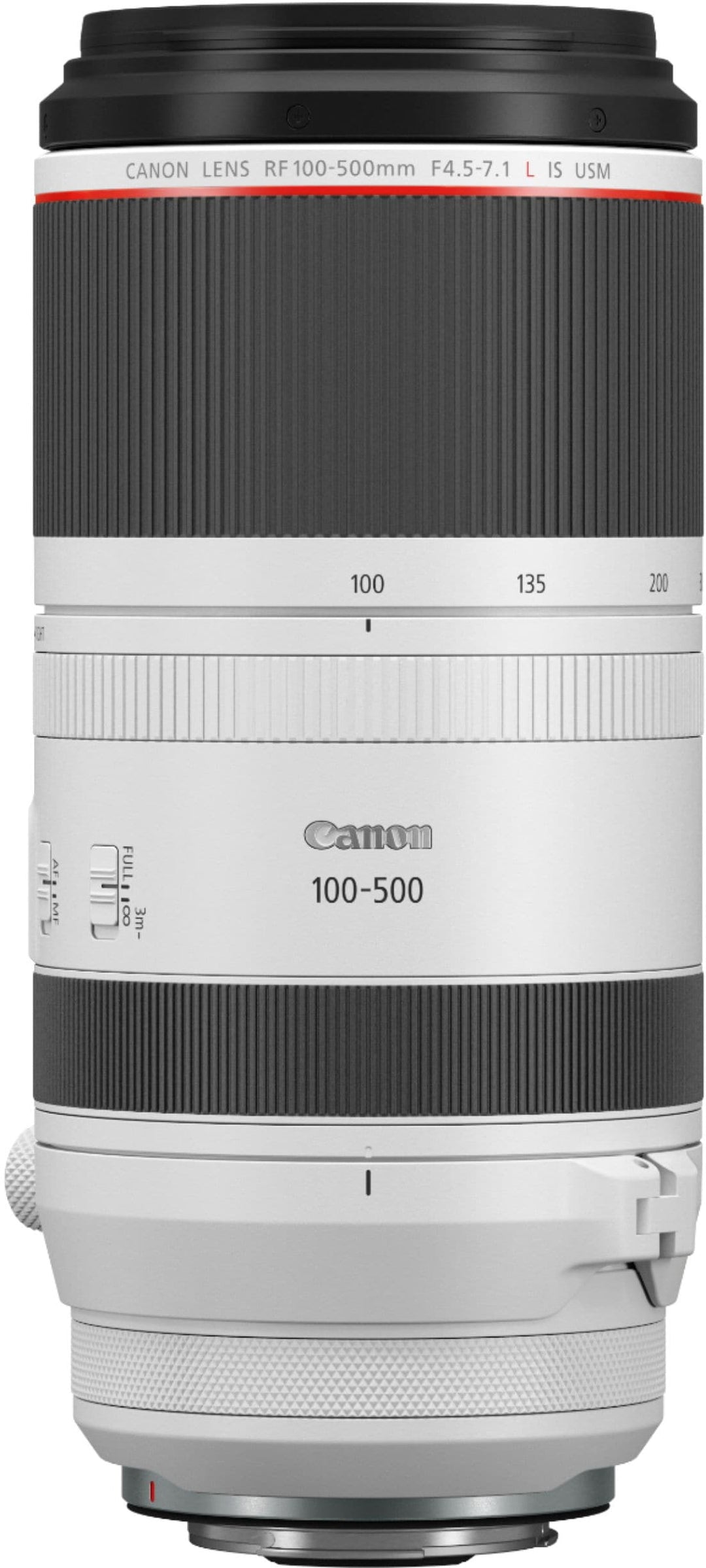 Canon - RF 100-500mm f/4.5-7.1 L IS USM Telephoto Zoom Lens - White_5