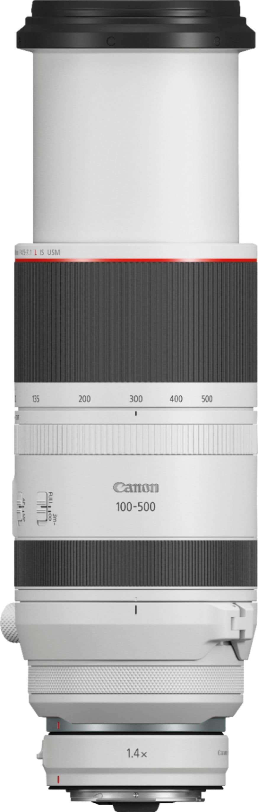 Canon - RF 100-500mm f/4.5-7.1 L IS USM Telephoto Zoom Lens - White_2