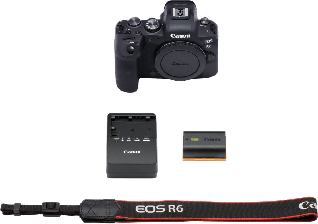 Canon - EOS R6 Mirrorless Camera (Body Only) - Black_2