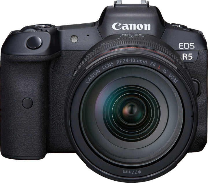 Canon - EOS R5 Mirrorless Camera with RF 24-105mm f/4L IS USM Lens - Black_0