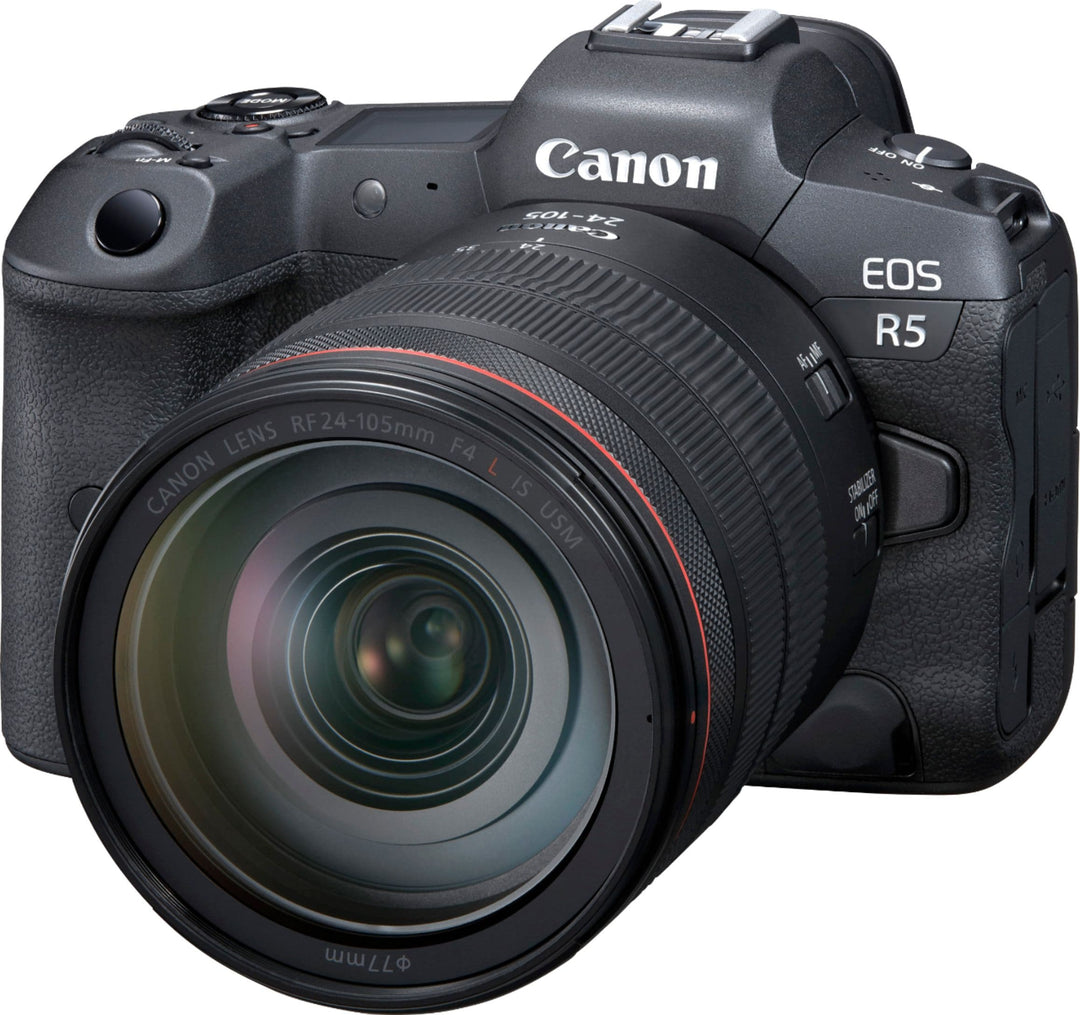 Canon - EOS R5 Mirrorless Camera with RF 24-105mm f/4L IS USM Lens - Black_2