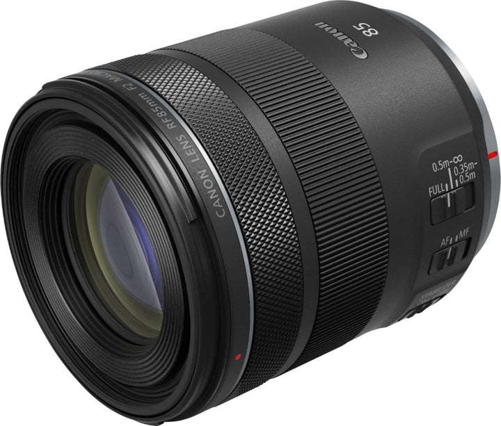 Canon - RF 85mm f/2 Macro IS STM Medium Telephoto Lens for EOS R Cameras - Black_0