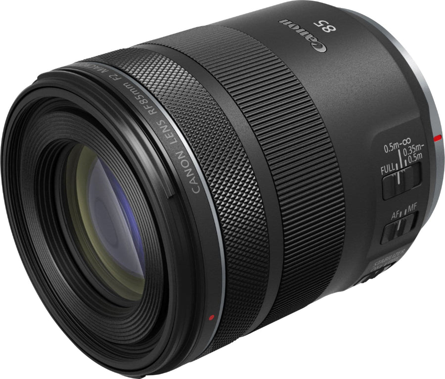 Canon - RF 85mm f/2 Macro IS STM Medium Telephoto Lens for EOS R Cameras - Black_0