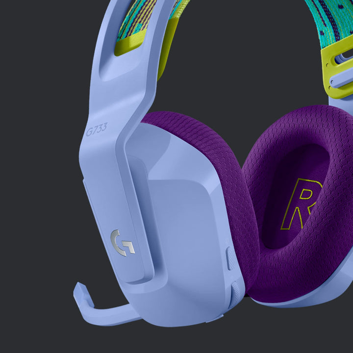 Logitech - G733 LIGHTSPEED Wireless DTS Headphone:X v2.0 Over-the-Ear Gaming Headset for PC and PlayStation - Lilac_6