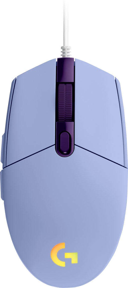Logitech - G203 LIGHTSYNC Wired Optical Gaming Mouse with 8,000 DPI sensor - Lilac_7